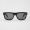 Prada SPRB12 Square Sunglasses in Acetate with The Iconic Metal Plaque Black