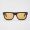 Prada SPRB12 Square Sunglasses in Acetate with The Iconic Metal Plaque Black/Yellow