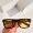 Prada SPRB12 Square Sunglasses in Acetate with The Iconic Metal Plaque Tortoise/Yellow
