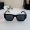 Prada Square Sunglasses in Acetate with Triangle Logo Black