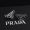 Prada Symbole Clip Earrings In Metal Silver/Black