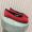 Prada Triangle Logo Ballerinas Women Suede with Strap Red