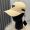 Prada Triangle Logo Baseball Cap in Cotton with Leather Logo Patch Khaki