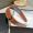 Prada Triangle Logo Headband in Leather Brown