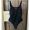 Prada Triangle Logo One-Piece Swimsuit Women Lycra Black