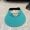 Prada Triangle Logo Visor Hat in Cotton Green