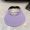 Prada Triangle Logo Visor Hat in Cotton Light Purple