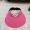 Prada Triangle Logo Visor Hat in Cotton Pink