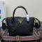 Prada 1BA111 Handbag in Leather Black