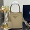 Prada 1BA217 Panier Mini Bag in Saffiano Leather Beige