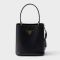 Prada 1BA217 Panier Mini Bag in Saffiano Leather Black