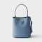 Prada 1BA217 Panier Mini Bag in Saffiano Leather Blue