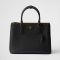 Prada 1BA274 Galleria Large Bag in Saffiano Leather Black