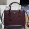 Prada 1BA274 Galleria Large Bag in Saffiano Leather Burgundy