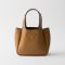 Prada 1BA349 Liaison Mini Handbag in Leather Brown