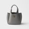 Prada 1BA349 Liaison Mini Handbag in Leather Grey
