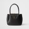 Prada 1BA362 Liaison Mini Handbag in Leather Black