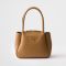 Prada 1BA362 Liaison Mini Handbag in Leather Brown