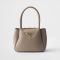 Prada 1BA362 Liaison Mini Handbag in Leather Grey