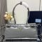 Prada 1BA426 Bonnie Medium Handbag in Leather Grey