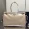 Prada 1BA439 Bonnie Extra-Large Handbag in Leather Khaki