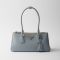 Prada 1BA457 Galleria Medium Bag in Leather Light Blue