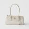Prada 1BA457 Galleria Medium Bag in Leather White