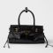 Prada 1BA486 Bonnie Mini Handbag in Leather Black
