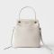 Prada 1BA496 Carry Mini Handbag in Leather White