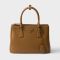 Prada 1BA863 Galleria Medium Bag in Leather Brown