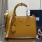 Prada 1BA863 Galleria Medium Bag in Saffiano Leather Brown