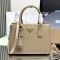 Prada 1BA863 Galleria Medium Bag in Saffiano Leather Khaki