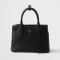 Prada 1BA896 Galleria Small Bag in Leather Black