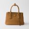 Prada 1BA896 Galleria Small Bag in Leather Brown