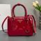 Prada 1BA906 Galleria Mini Bag in Patent Leather Red
