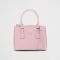 Prada 1BA906 Galleria Mini Bag in Saffiano Leather Pink