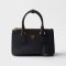 Prada 1BA916 Galleria Mini Bag in Saffiano Leather Black