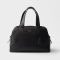 Prada 1BB148 Large Top-Handle Bag in Leather Black