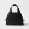 Prada 1BB149 Medium Top-Handle Bag in Leather Black