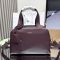 Prada 1BB149 Medium Top-Handle Bag in Leather Burgundy