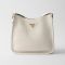 Prada 1BC073 Medium Shoulder Bag in Leather White