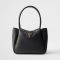 Prada 1BC145 Small Handbag in Leather Black