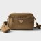Prada 1BC167 Shoulder Bag in Re-Nylon Brown