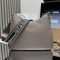 Prada 1BC178 Shoulder Bag in Leather Grey