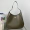 Prada 1BC181 Large Shoulder Bag in Leather Coffee