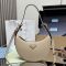 Prada 1BC194 Arque Small Shoulder Bag in Leather Beige