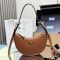 Prada 1BC194 Arque Small Shoulder Bag in Leather Brown