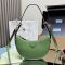 Prada 1BC194 Arque Small Shoulder Bag in Leather Green