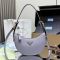 Prada 1BC194 Arque Small Shoulder Bag in Leather Light Purple