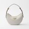 Prada 1BC194 Arque Small Shoulder Bag in Leather White